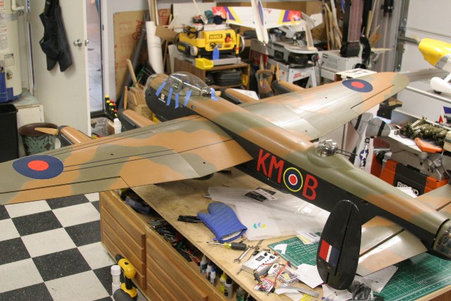 balsa wood lancaster bomber kit