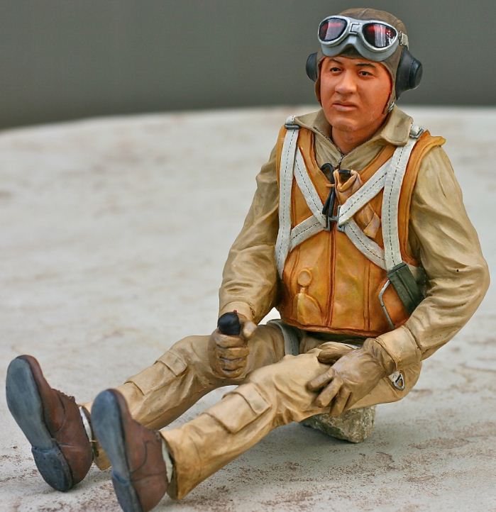 miniature pilot figures