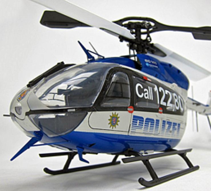 A plastic model you can fly! Hirobo Eurocopter EC145