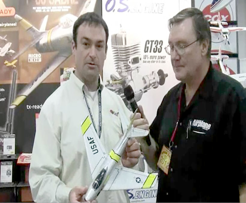 Great Planes Micro F-86 Sabre Jet EDF — Video interview with Chris Sydor