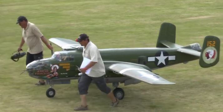 b25 mitchell rc plane